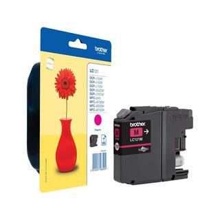 brother  BROTHER Tintenpatrone magenta LC-121M DCP-J132 300 Seiten 