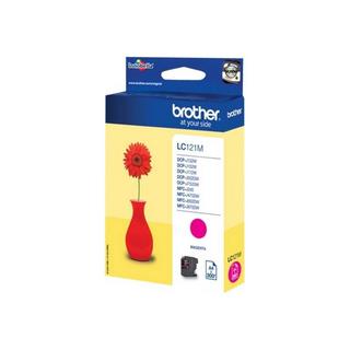 brother  BROTHER Tintenpatrone magenta LC-121M DCP-J132 300 Seiten 