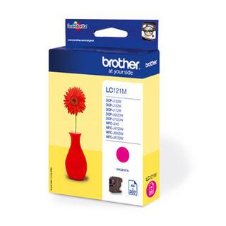 brother  BROTHER Tintenpatrone magenta LC-121M DCP-J132 300 Seiten 