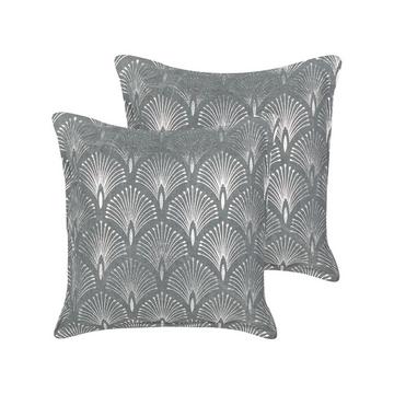 Dekokissen 2er Set aus Baumwolle Modern HOYA