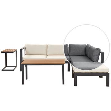 Set lounge pour jardin en Aluminium Moderne MESSINA