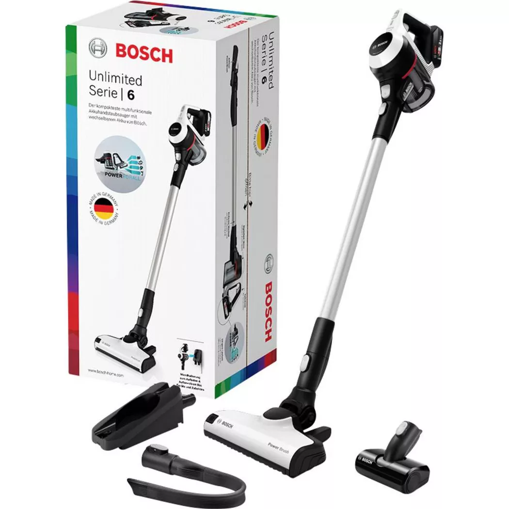 Bosch Haushalt – Akkustaubsauger Unlimited, Schwarz, One Size