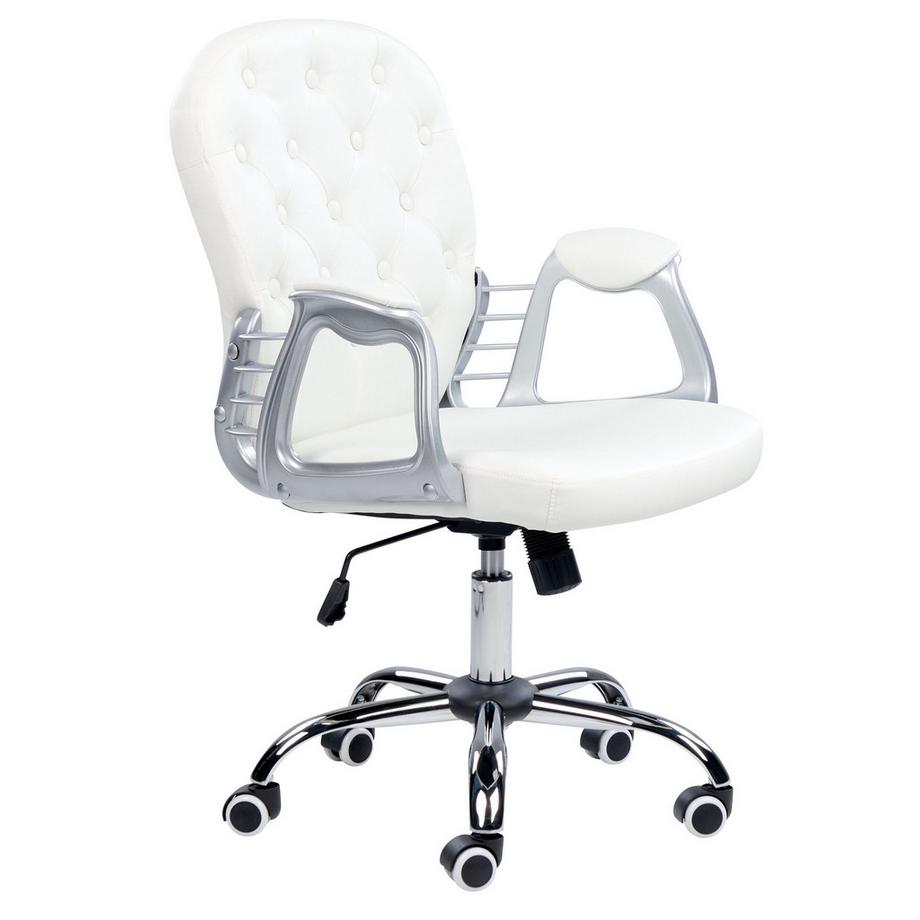 Beliani Chaise de bureau en Cuir PU Glamour PRINCESS  