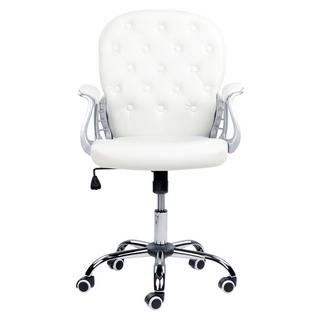 Beliani Sedia da ufficio en Pelle sintetica Glamour PRINCESS  