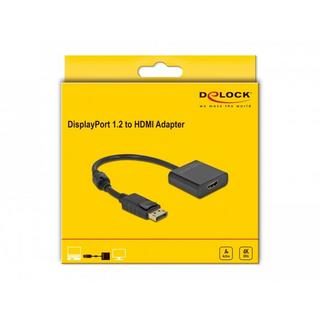 DeLock  DeLOCK Adapter DisplayPort 1.2 Stecker zu HDMI Buchse 4K Aktiv 