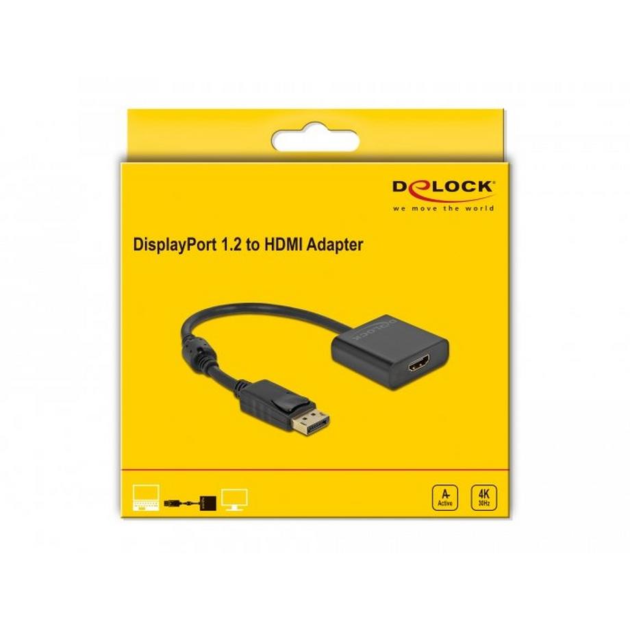 DeLock  Adaptateur  DisplayPort - HDMI 