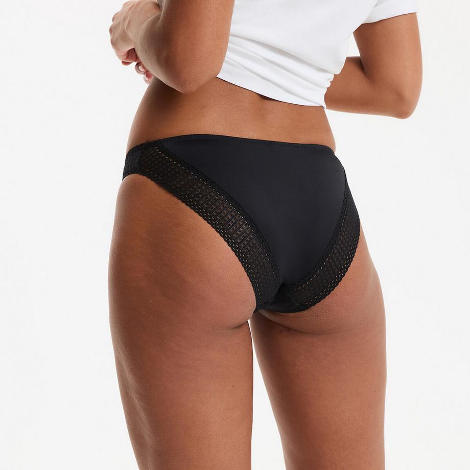 La Redoute Collections Lot de 2 culottes en microfibre  