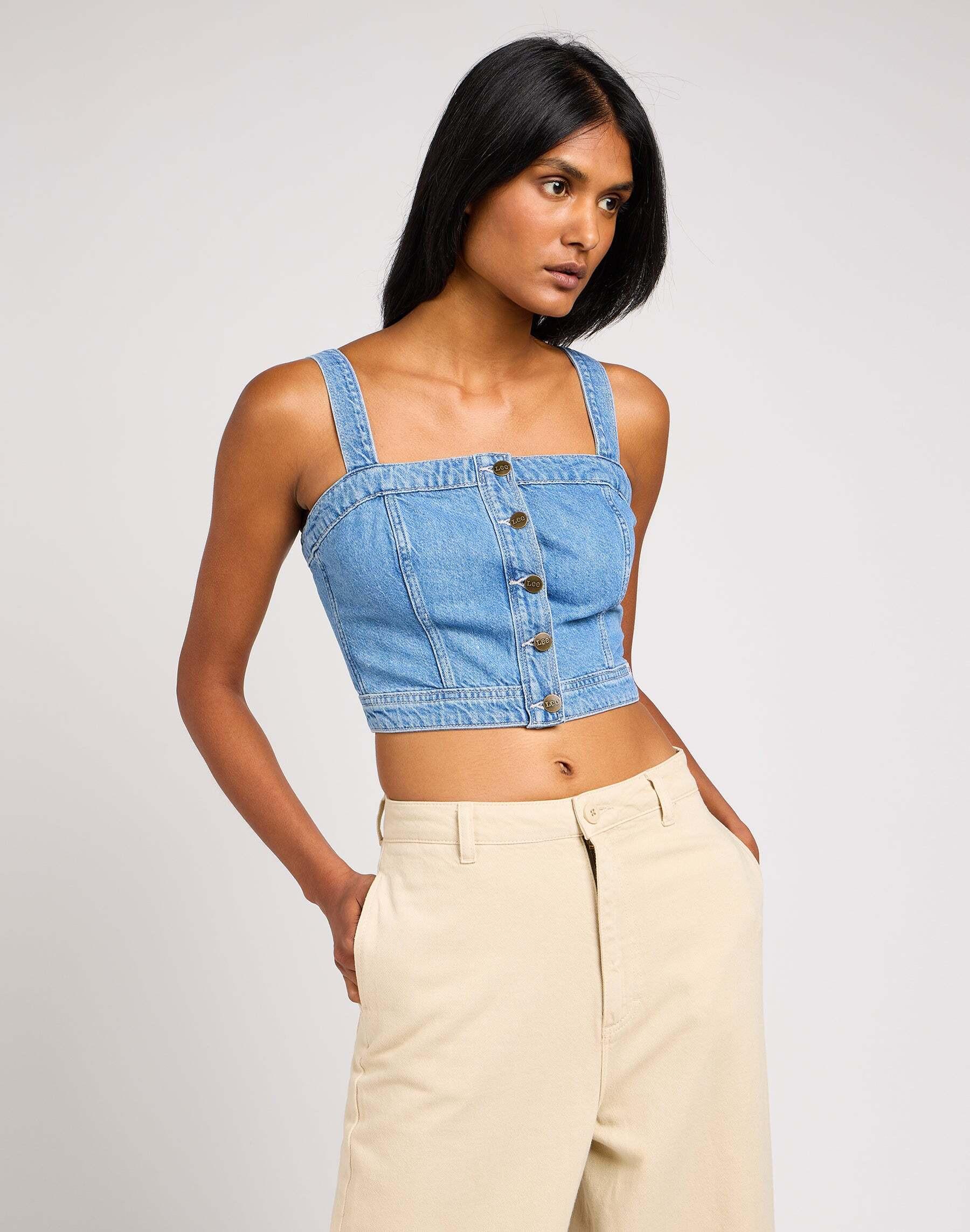 Lee  Tops Denim Tank 