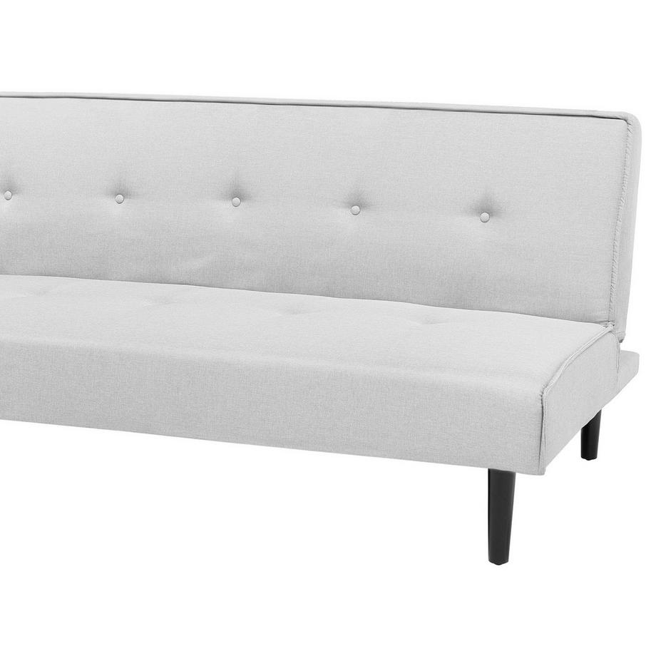 Beliani Canapé-lit en Tissu Rétro VISBY  