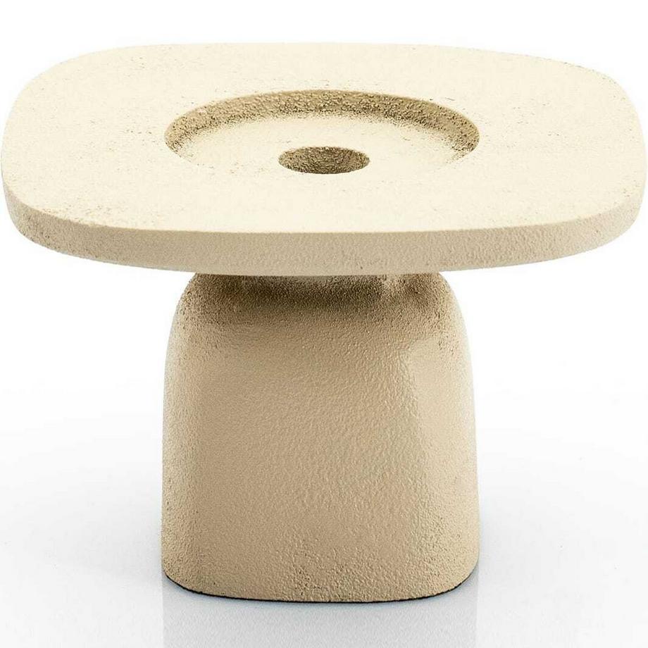 mutoni Portacandele Squand piccolo beige  