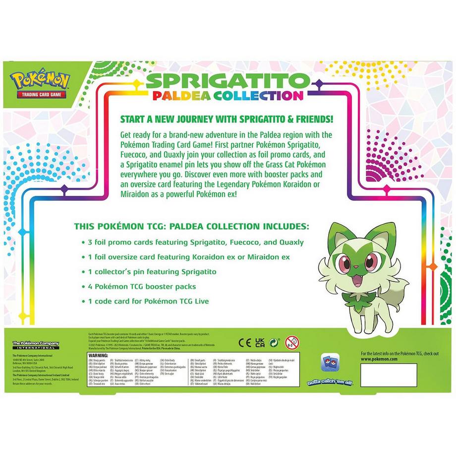 Pokémon  Sprigatito Paldea Collection Box - EN 