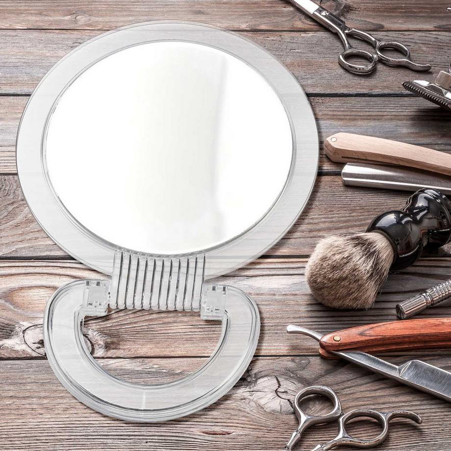 B2X set di 2 specchi con maniglia pieghevole  