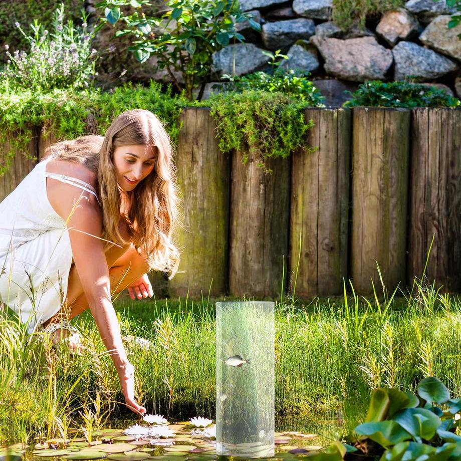 B2X  Fischsäule für Teichgarten 