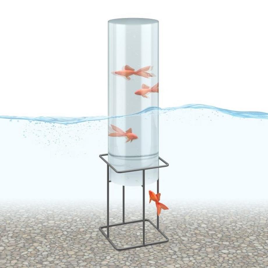 B2X  Fischsäule für Teichgarten 