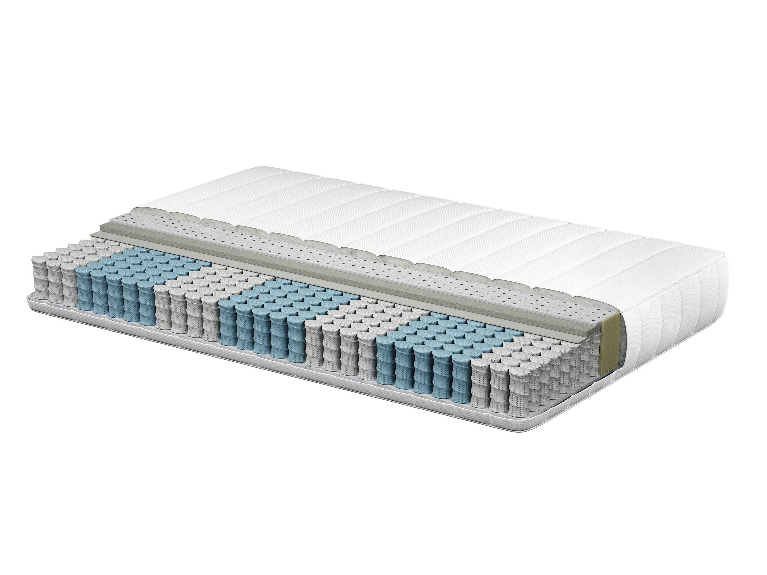 Beliani Matelas à ressorts ensachés en latex en Ressorts ensachés SPRINGY  