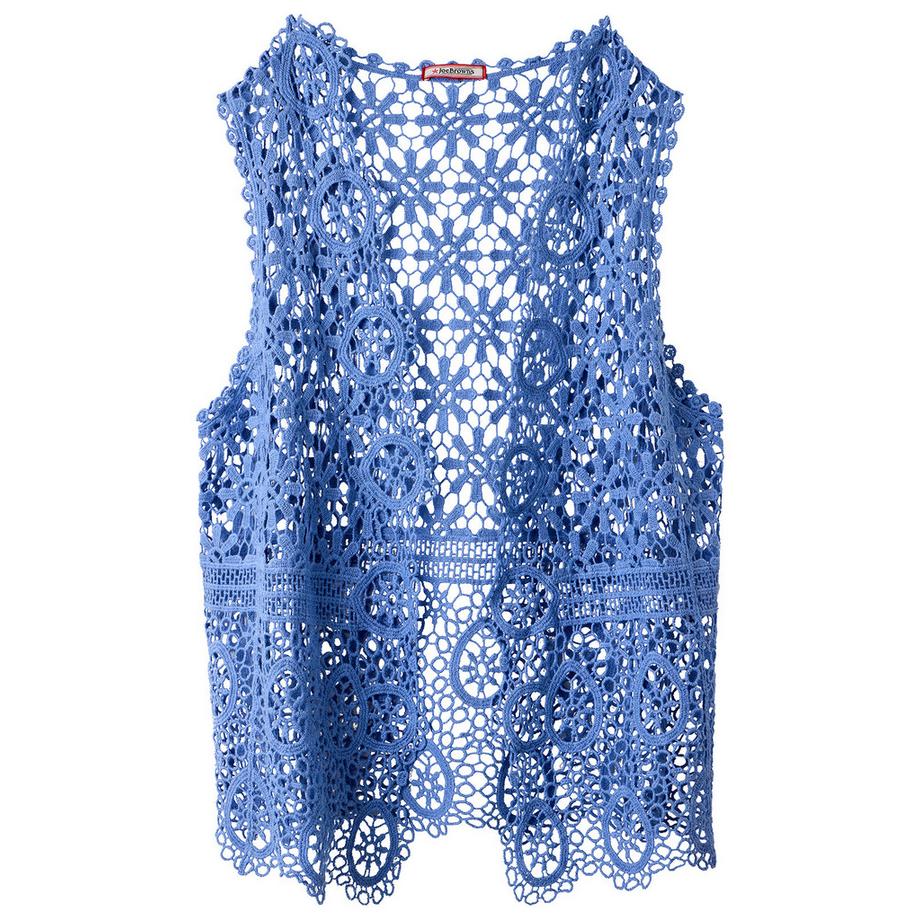 Joe Browns Offene Strick Häkelweste  