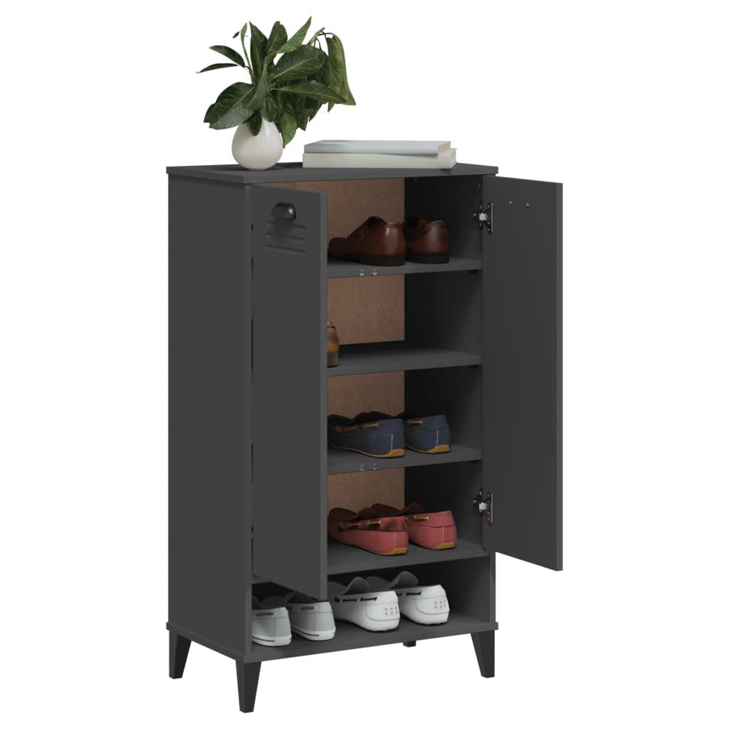 VidaXL Armoire à chaussures bois d'ingénierie  