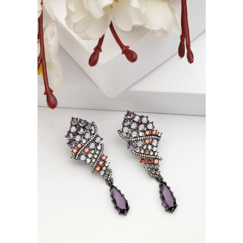 AVANT-GARDE PARIS  Diva Zeitgenössische Tropfenohrringe 