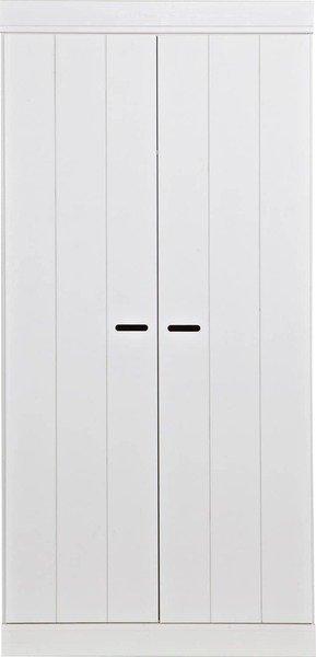 mutoni Kleiderschrank Connect 2-türig basic Kiefer FSC weiss  