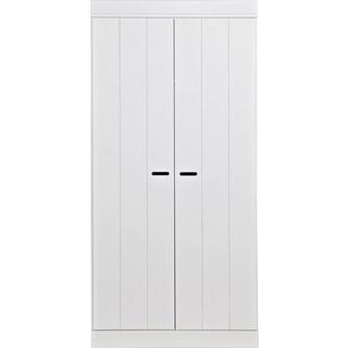 mutoni Kleiderschrank Connect 2-türig basic Kiefer FSC weiss  