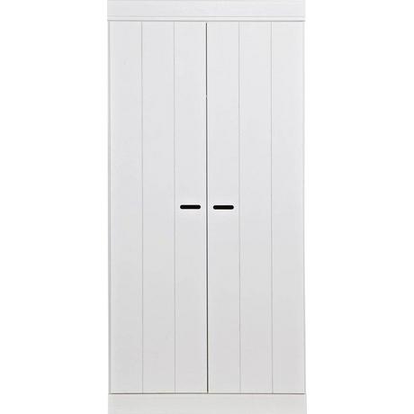 mutoni Kleiderschrank Connect 2-türig basic Kiefer FSC weiss  