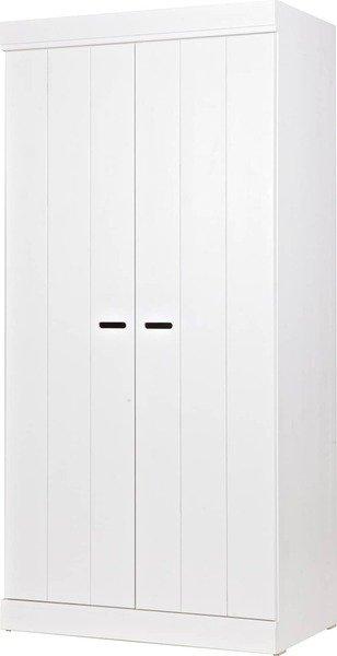 mutoni Kleiderschrank Connect 2-türig basic Kiefer FSC weiss  