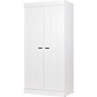 mutoni Kleiderschrank Connect 2-türig basic Kiefer FSC weiss  