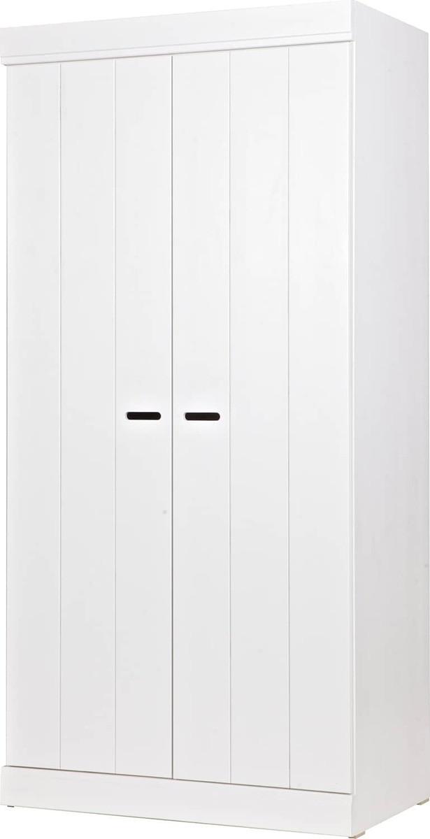 mutoni Kleiderschrank Connect 2-türig basic Kiefer FSC weiss  