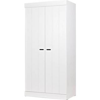 mutoni Kleiderschrank Connect 2-türig basic Kiefer FSC weiss  