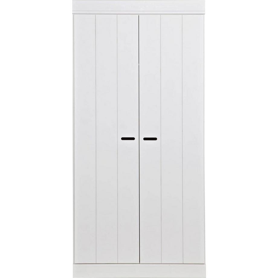 mutoni Kleiderschrank Connect 2-türig basic Kiefer FSC weiss  