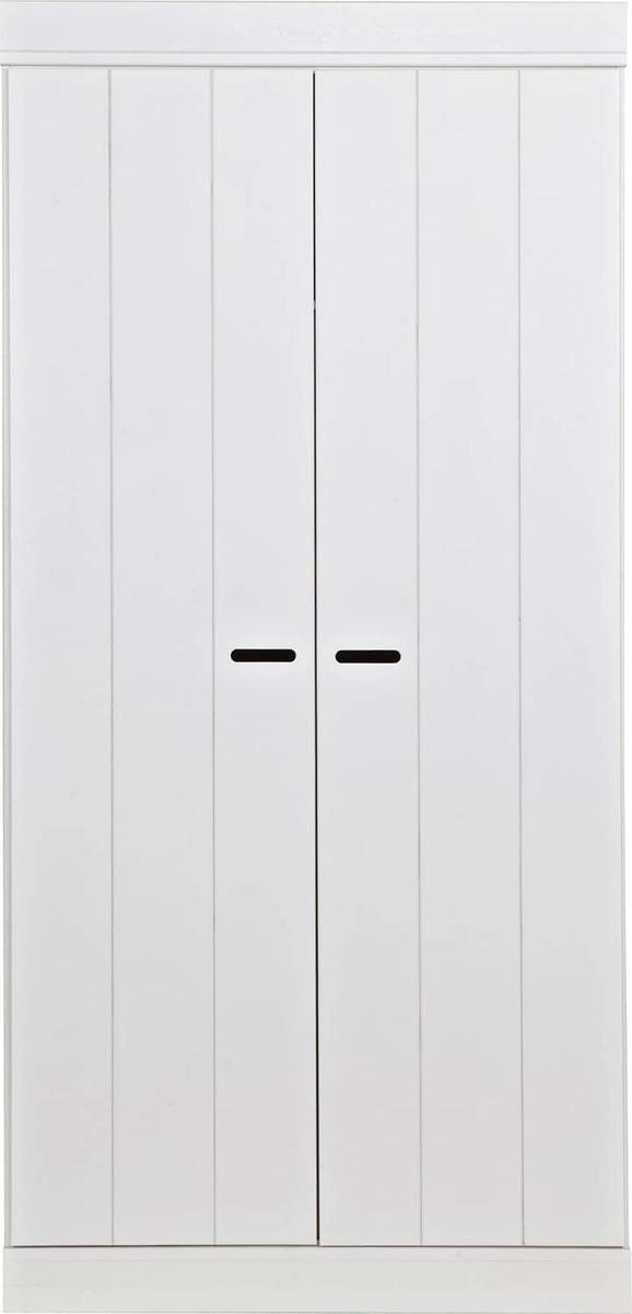 mutoni Kleiderschrank Connect 2-türig basic Kiefer FSC weiss  