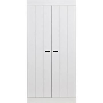 Kleiderschrank Connect 2-türig basic Kiefer FSC weiss