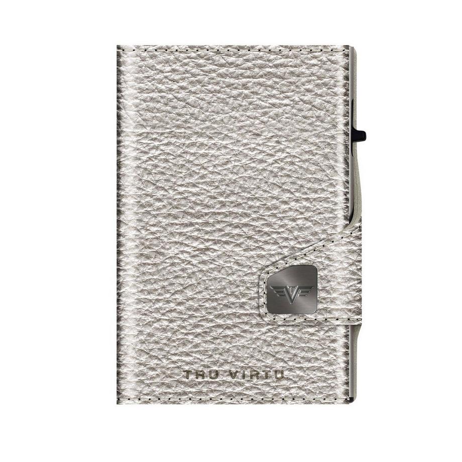Tru Virtu Click & Slide Classic Wallet Silber Metallic  