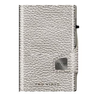 Tru Virtu Portefeuille Click & Slide Classic Argent Métallisé  