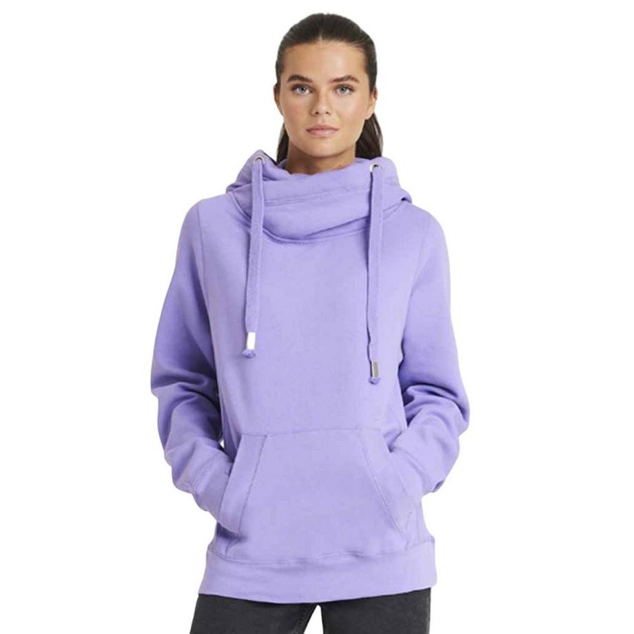 AWDis Felpa Con Cappuccio Cross Neck  