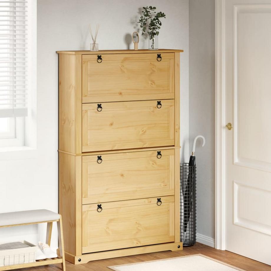 VidaXL scarpiera Legno di pino  