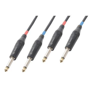 PD-Connex CX72-5 câble audio 5 m 2 x 6,35 mm Noir
