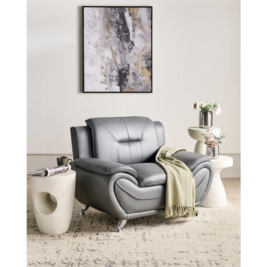Beliani Sessel aus Kunstleder  LEIRA II  