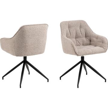 Fauteuil Aaron beige (1 pièce)