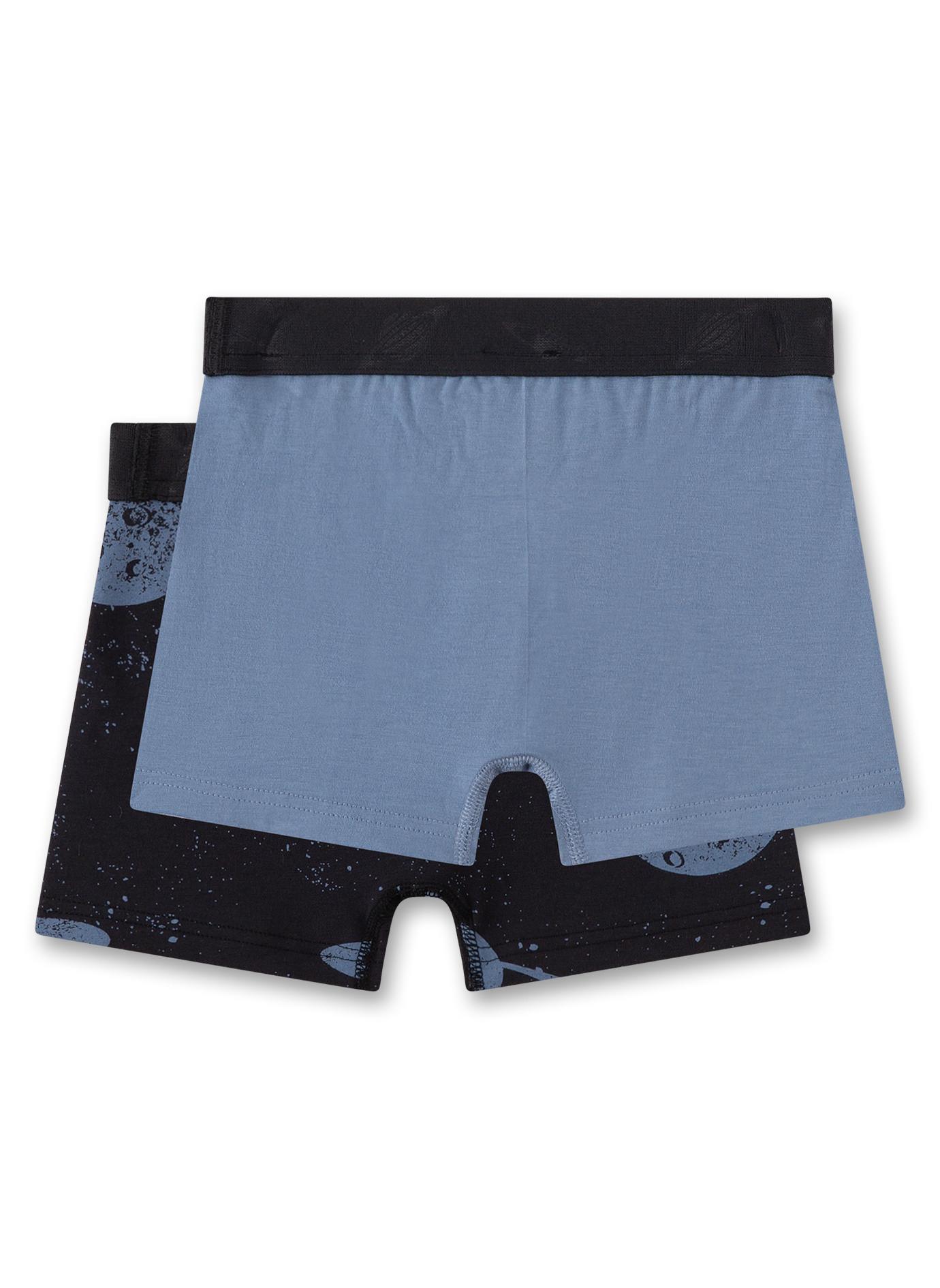 Sanetta  Jungen-Shorts (Doppelpack) Planeten 