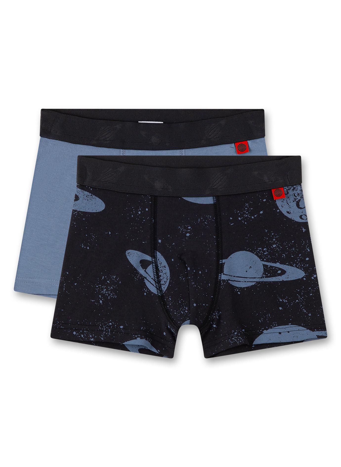 Sanetta  Jungen-Shorts (Doppelpack) Planeten 