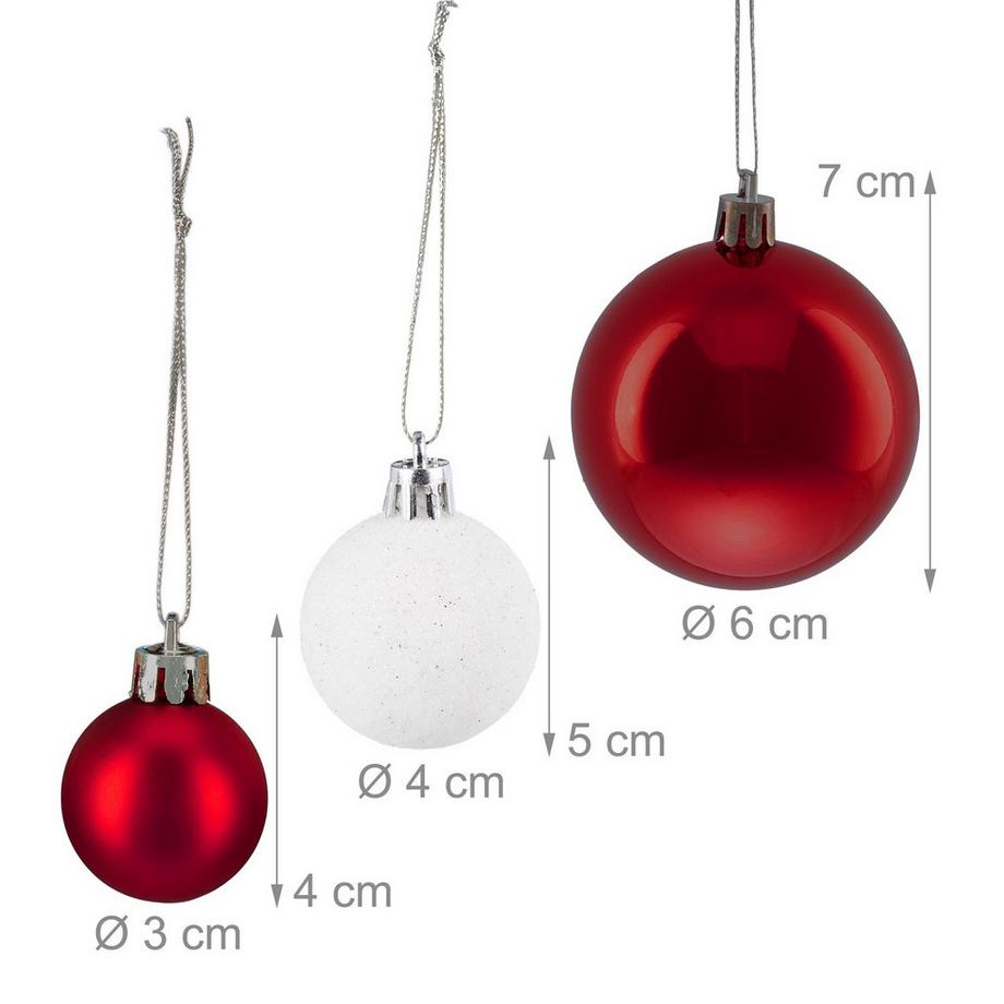 Northix Ensemble de boules de Noël  