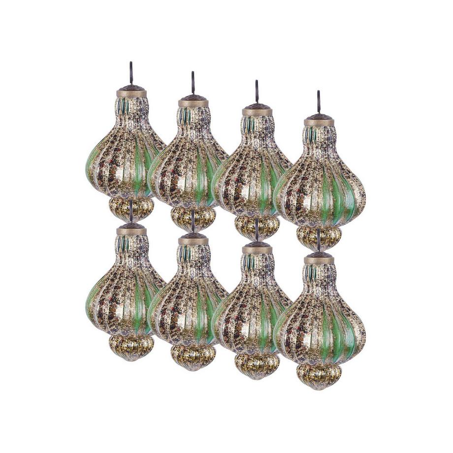 Set di 8 palline decorative en Vetro Rustico BRILLANT