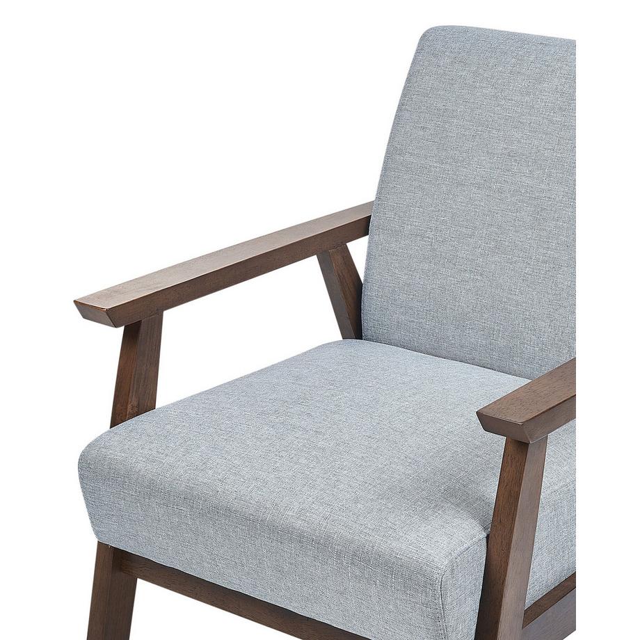 Beliani Fauteuil en Tissu Rétro ASNES  