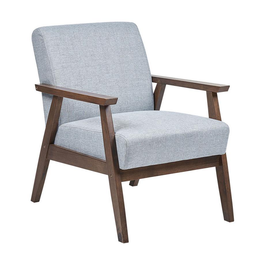 Beliani Fauteuil en Tissu Rétro ASNES  