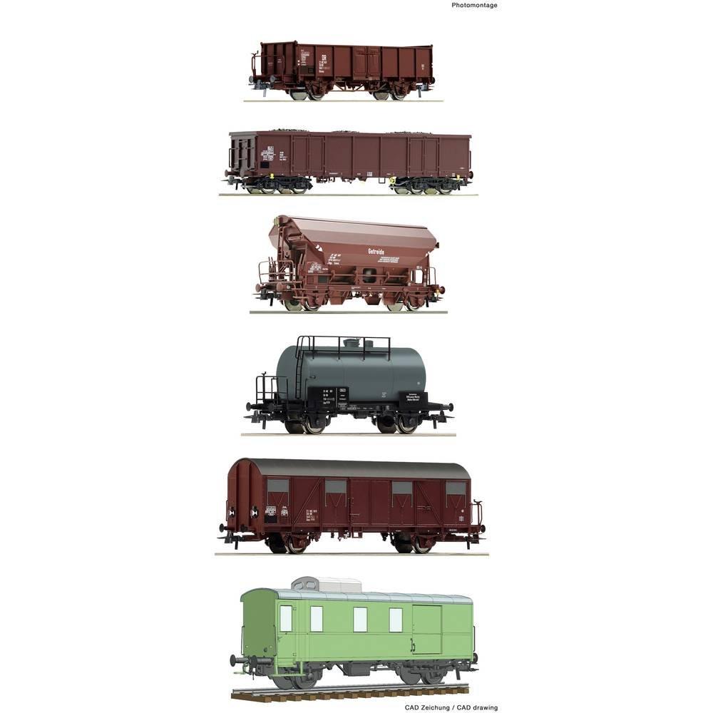 Roco  Lot de 6 trains de marchandises H0 de la DR 