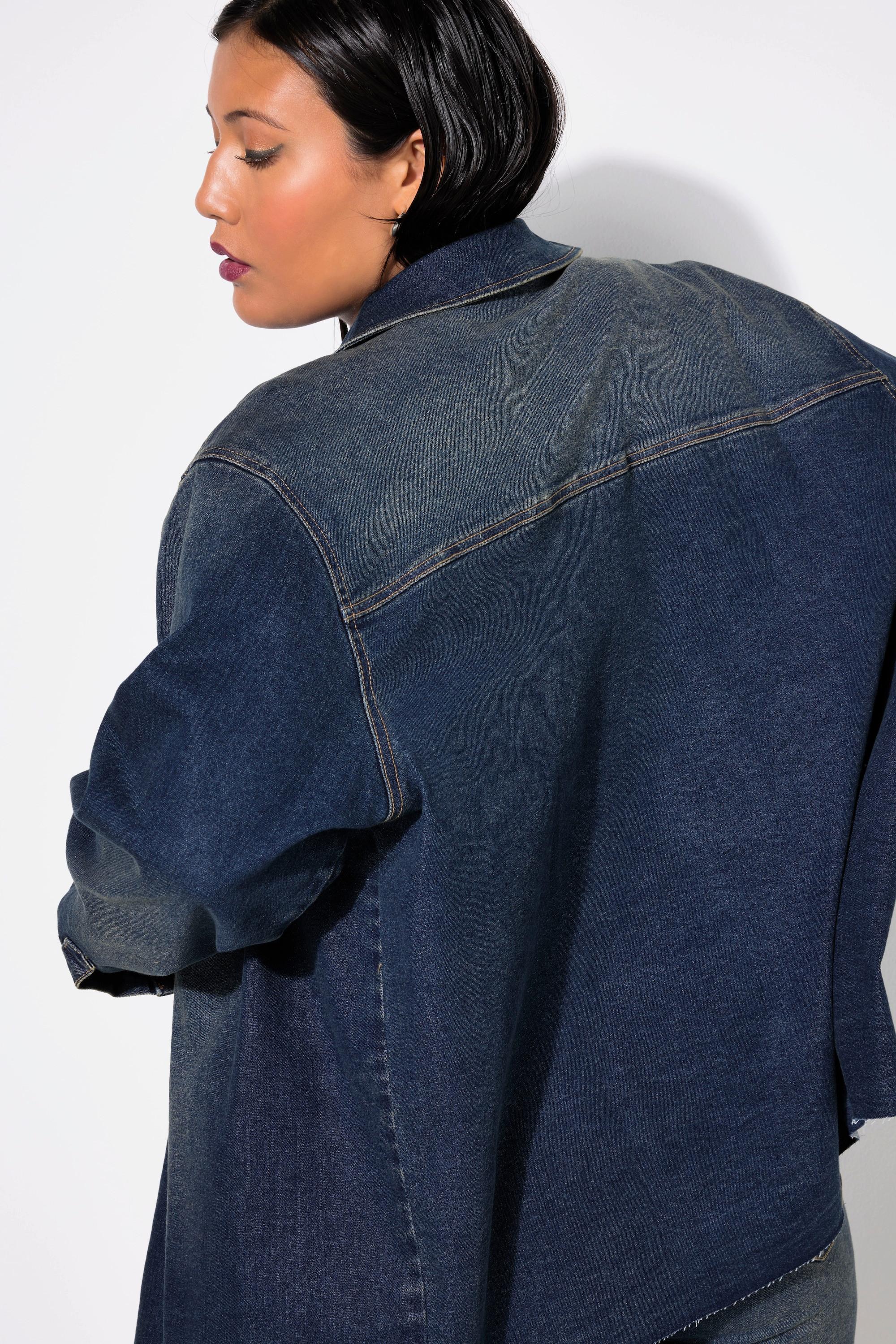 Studio Untold  Chemisier en jean oversize, esprit vintage 