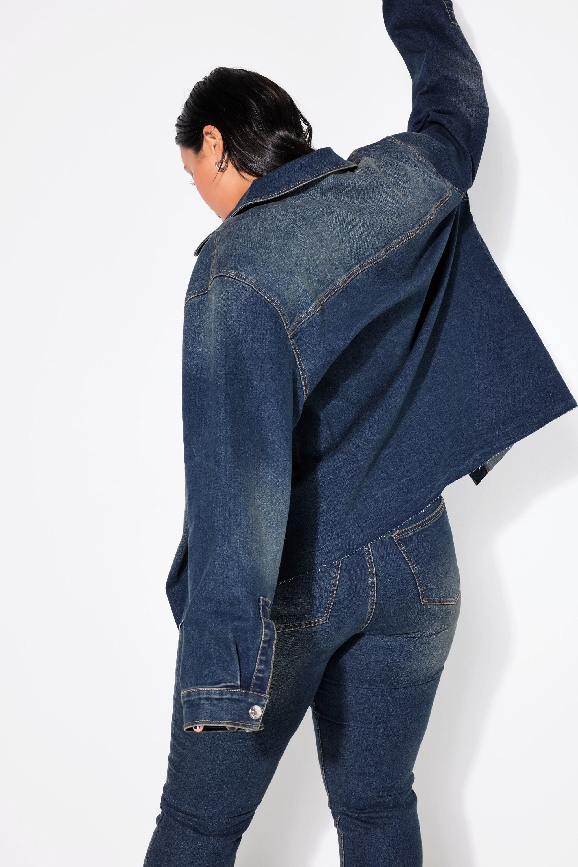 Studio Untold  Chemisier en jean oversize, esprit vintage 