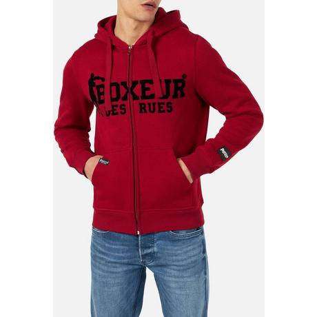 BOXEUR DES RUES  Veste de survêtement Hoodie Fullzip Logo Print 