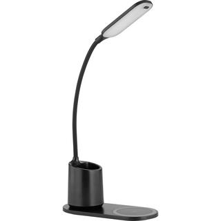 mutoni Lampe à poser Melli plastique noir LED  